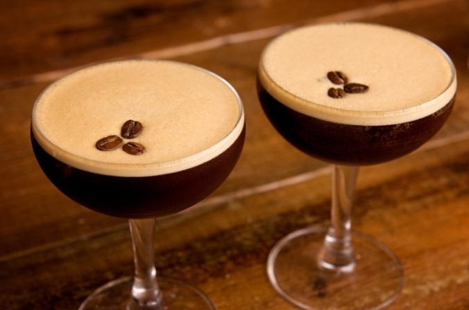 Two espresso martinis