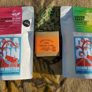 Soap & 2 bags of Coffee gift set