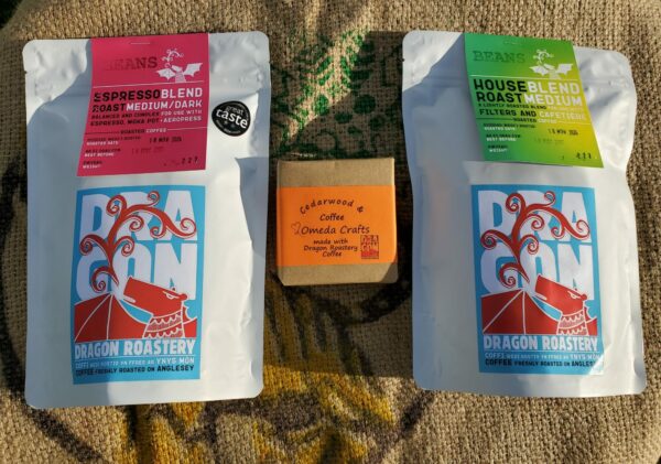 Soap & 2 bags of Coffee gift set