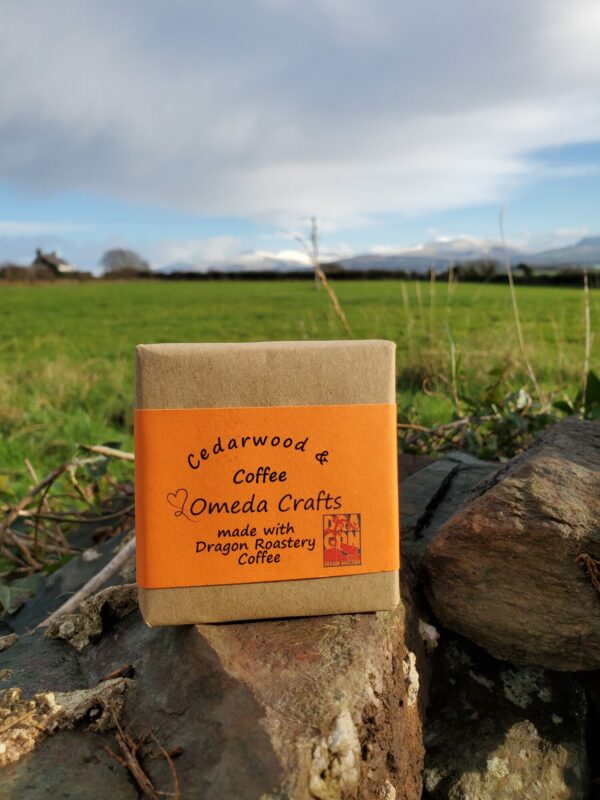 Coffee scrub soap
